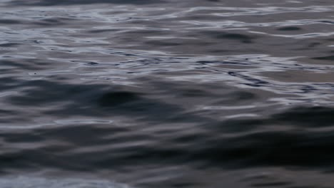 Langsam-Bewegte-Wellen-Und-Kräuselungen-Auf-Der-Meeresoberfläche-In-Sanftem-Licht