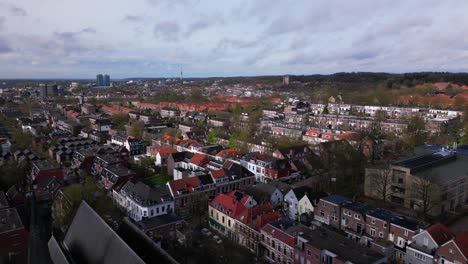 Drone-view-on-Arnhem-Klarendal-residential-district-in-Netherlands-city