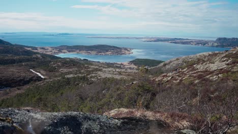 Trondheimsfjord-Cerca-Del-Pueblo-De-Hasselvika-En-Indre-Fosen,-Noruega