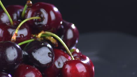A-detailed-close-up-of-cherry-berries-stacked-in-a-delightful-pile,-embodying-the-concept-of-berry-consumption-as-a-nutritious-and-healthy-dietary-choice