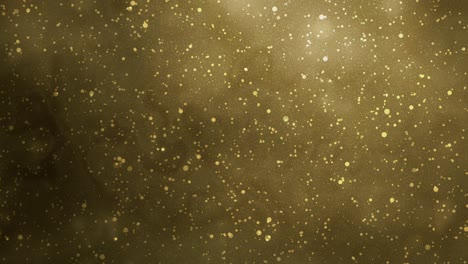 Traum-Aus-Geschmolzenem-Gold:-Ruhige,-Fließende-Bewegung-In-Einer-Glitzernden-Sternenstaub-Hintergrundanimation