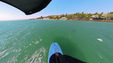 Wing-Foiling-In-Mui-Ne,-Vietnam