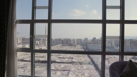 Prophet's-Mosque-dynamic-shot-tracking-through-hotel-room