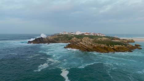 Strand-Von-Baleal,-Peniche,-Portugal