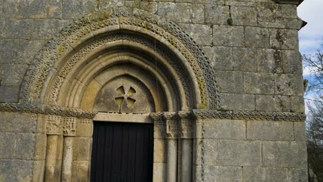 Ancient-Church-San-Pedro-De-Boado-In-Galicia,-Spain