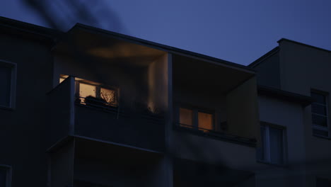 Apartment-balcony-in-early-morning-light