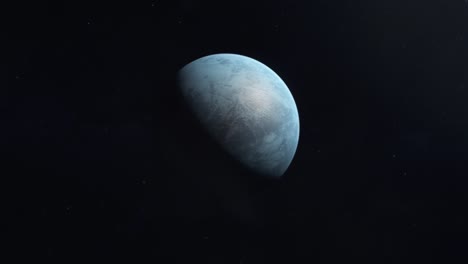 Acercándose-A-Un-Exoplaneta-Nublado-Del-Mundo-Acuático-Hycean