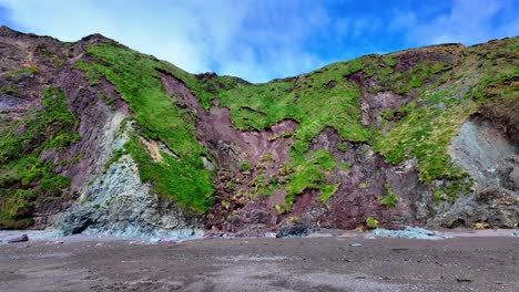 Küstenerosion-Von-Land-Ins-Meer-Bei-Ballydwane-In-Waterford,-Irland