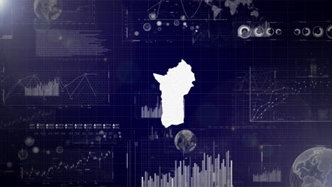 Togo-and-Benin-Country-Corporate-Background,-Abstract-Elements-Of-Data-analysis-charts-I-Showcasing-Data-analysis-technological-Video-with-globe,Growth,Graphs,Statistic-Data-of-Togo-and-Benin-Country