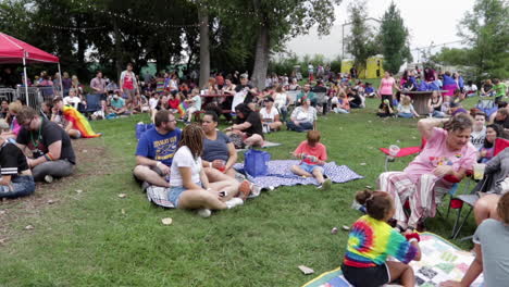 A-view-of-the-crowd-at-the-MidMo-PrideFest-in-Columbia,-Mo