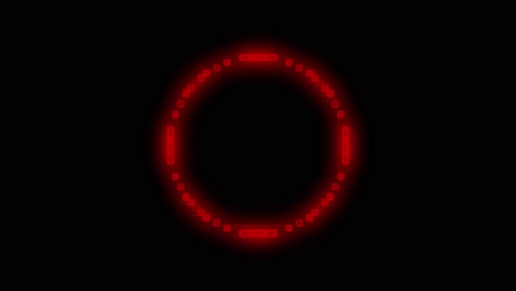 Animierte-Retro-8-Bit-Animation-Mit-Pulsierendem-Roten-Kreis-Auf-Schwarzem-Hintergrund