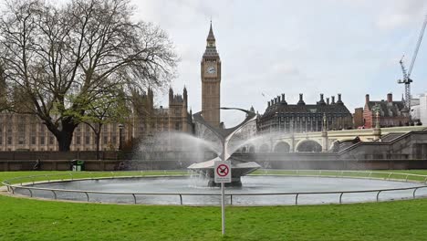 Vista-Del-Big-Ben-Desde-El-Hospital-St-Thomas,-Londres,-Reino-Unido