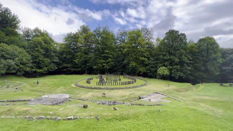 Sarmizegetusa-Regia,-Eine-Totalaufnahme-Der-Legendären-Hauptstadt-Der-Daker