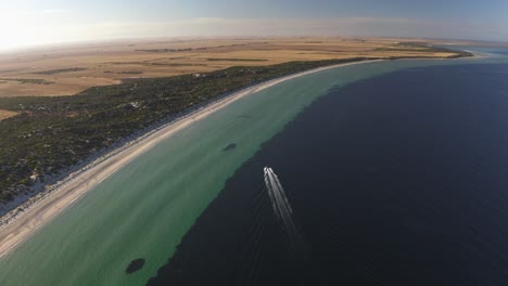 Vista-Aérea-De-La-Costa-De-La-Península-De-Yorke,-Australia-Del-Sur