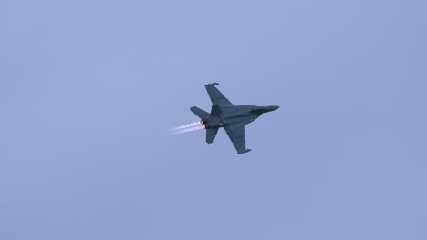 Fighter-Jet-with-Shock-Diamond-Afterburner-Exhaust-Flame-Flying-TRACK