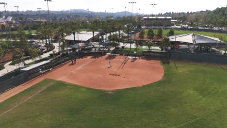 Adult-Men-Setting-Up-for-A-Softball-Game