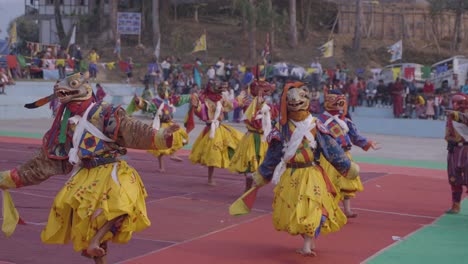 Dies-Ist-Ein-Traditionelles-Buddhistisches-Fest,-Das-Jedes-Jahr-Im-Pedong-Kloster-Stattfindet