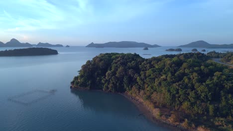 serene-islands-calm-water-Sunrise-morning-light