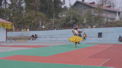 This-is-traditional-Buddhist-festival-held-every-year-in-pedong-monastery