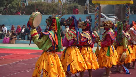 This-is-traditional-Buddhist-festival-held-every-year-in-pedong-monastery