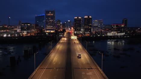 Richmond,-Virginia-skyline-at-night-as-seen-from-Manchester-Bridge-over-James-River