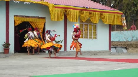 Dies-Ist-Ein-Traditionelles-Buddhistisches-Fest,-Das-Jedes-Jahr-Im-Pedong-Kloster-Stattfindet