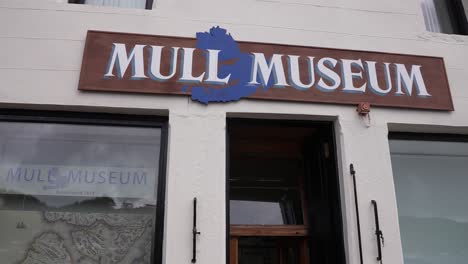 Mull-Museum-Building-Exterior,-Tobermory,-Isle-of-Mull,-Scotland-UK