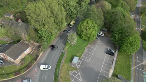 editorial-aerial-views-of-a-road-traffic-accident-between-drivers-in-the-UK