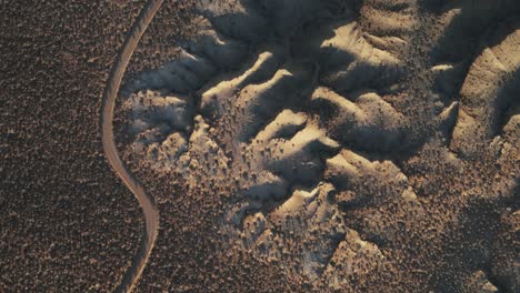 Desert-barren-environment-near-Utah-of-sandstone-and-textured-ground