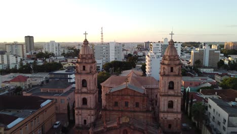 Aerial-image-of-the-cathedral-of-the-city-of-Santo-Angelo-in-the-interior-of-Rio-Grande-do-Sul-in-the-interior-of-Brazil