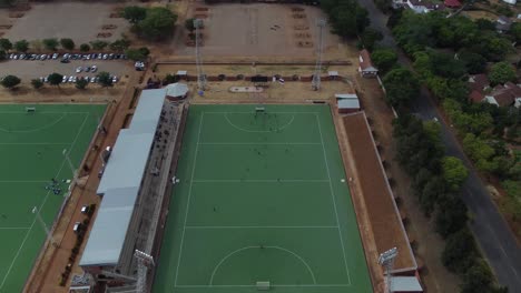 Drohnenvideo-Des-Khumalo-Hockeystadions-In-Bulawayo,-Simbabwe