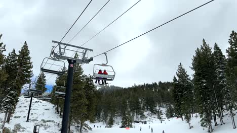Busy-Lake-Tahoe-Ski-Resort