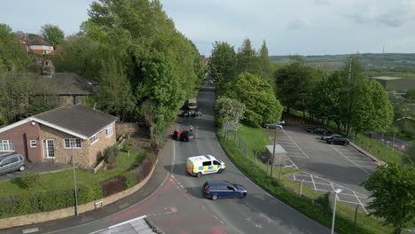 editorial-aerial-views-of-a-road-traffic-accident-between-drivers-in-the-UK