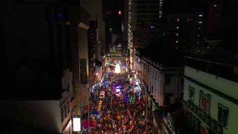 Hindu-Nacht-Thaipusam-Straßenfest-Parade