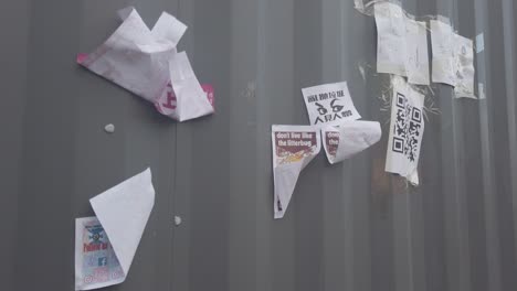 Chinese-advertisement-on-a-metal-stall