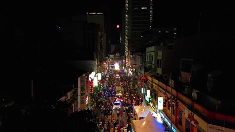 Hindu-Nacht-Thaipusam-Straßenfest-Parade