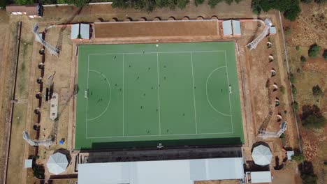 Drohnenvideo-Des-Khumalo-Hockeystadions-In-Bulawayo,-Simbabwe