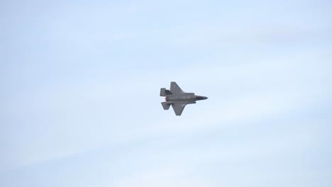 Fifth-Generation-F35-Stealth-Fighter-Flying-in-a-Turn-TRACK