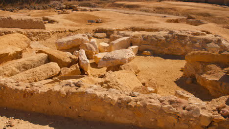 Old-ancient-ruins-in-Egypt-northern-Africa-desert-Siwa-oasis-Qattara-Depression-and-the-Great-Sand-Sea-in-the-Western-Desert