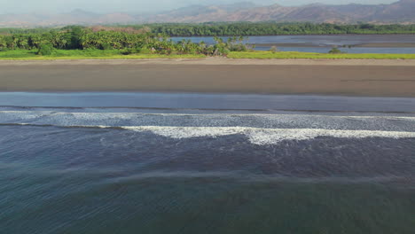 Aerial-closing-shot-of-Canas-Island-and-the-surrounding-tropical-beaches