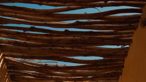 Wooden-roof-in-ancient-oasis-Egyptian-culture-ancient-bundling-in-Qattara-Depression-and-the-Great-Sand-Sea-in-the-Western-Desert