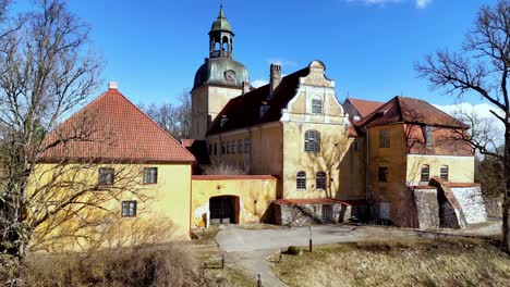 Lielstraupe-Castle-In-Straupe-Parish,-Cēsis-Municipality-In-Latvia