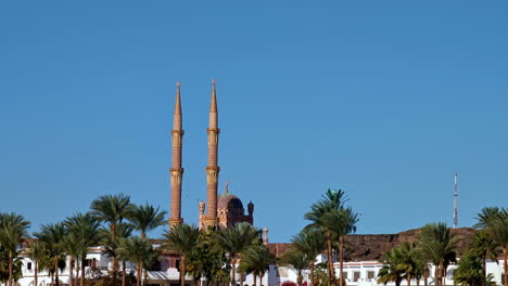 Sahaba-Mosque-In-The-Old-Market-Of-Sharm-Al-Shiekh,-Egypt