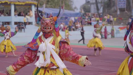 Dies-Ist-Ein-Traditionelles-Buddhistisches-Fest,-Das-Jedes-Jahr-Im-Pedong-Kloster-Stattfindet