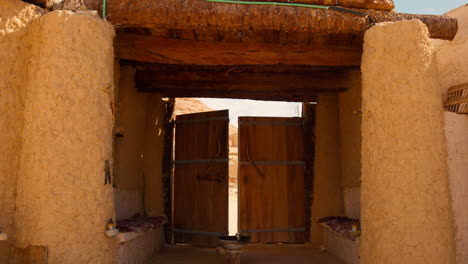 Entrance-door-of-Grand-Siwa-hotel-in-Siwa-oasis-in-Qattara-Depression-and-the-Great-Sand-Sea-in-the-Western-Desert