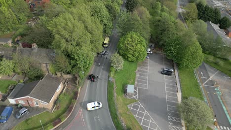 editorial-aerial-views-of-a-road-traffic-accident-between-drivers-in-the-UK