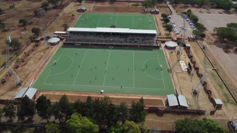 Drohnenvideo-Des-Khumalo-Hockeystadions-In-Bulawayo,-Simbabwe