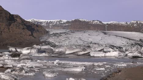 Solheimajokull-Gletscher-In-Island.-Früher-Frühling.-2024