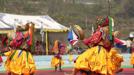 This-is-traditional-Buddhist-festival-held-every-year-in-pedong-monastery