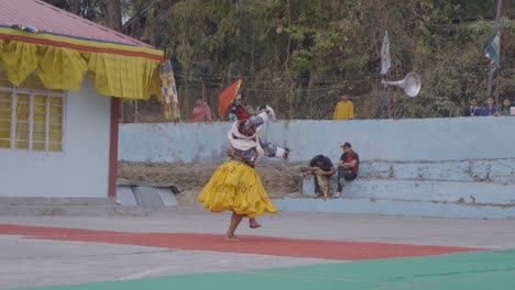 This-is-traditional-Buddhist-festival-held-every-year-in-pedong-monastery